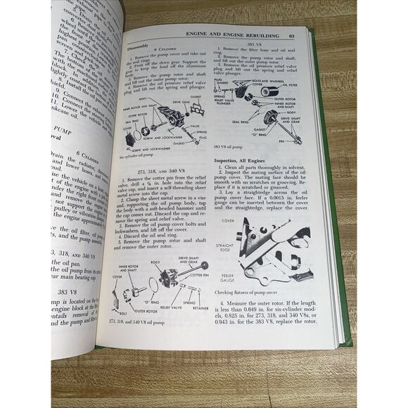 Dart & Demon CHILTON’s Repair & Tune Up Guide 1965-1972 Hard Cover - Picture 8 of 10